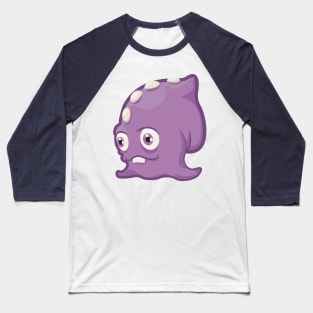 Cute Little Squid Baseball T-Shirt